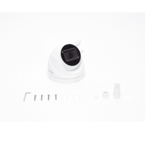 Turret IP 4 Megapixel / Lente Motorizado 2.8 - 12 mm / 30 mts IR EXIR / PoE / Exterior IP67 / WDR 120dB / Micro SD / H.265+ / Onvif