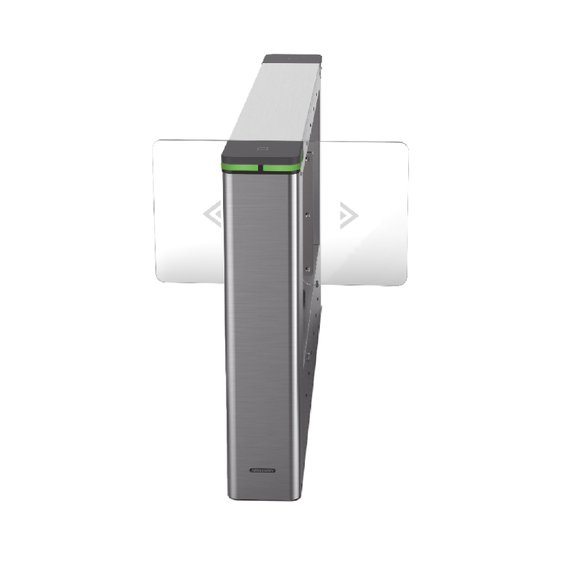 Torniquete Swing CENTRAL para Ampliar Numero de Carriles / Incluye Panel y Lectores de Tarjeta / TCP/IP Administrable por iVMS-4200 (Requiere Torniquete Izquierdo) / Carril de 90 cms / 6,000,000 MCBF / 12 Pares de IR 