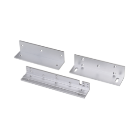 Kit de montajes Z y L para Cerradura Magnética HIKVISION / Compatible con DS-K4H258S / Uso en Puerta de Madera y