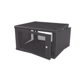 Gabinete de Pared Fijo, Puerta Perforada, Rack 19" de 6 UR (600 x 355 x 523 mm)(An x Al x Prof.)