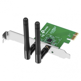 Adaptador Inalámbrico PCI Express N de 300Mbps / Tecnología MIMO / Cifrado WPA/WPA2 / Compatible con Windows