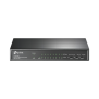 Switch PoE+ No Administrable / De Escritorio 9 puertos 10/100 Mbps / 8 puertos PoE af/at Inteligente / Presupuesto 65 W / Hasta 250 metros