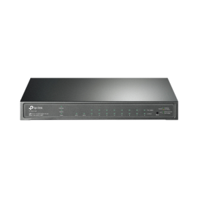 Switch PoE JetStream SDN Administrable 8 puertos 10/100/1000 Mbps + 2 puertos SFP, 8 puertos PoE, 61W, administración