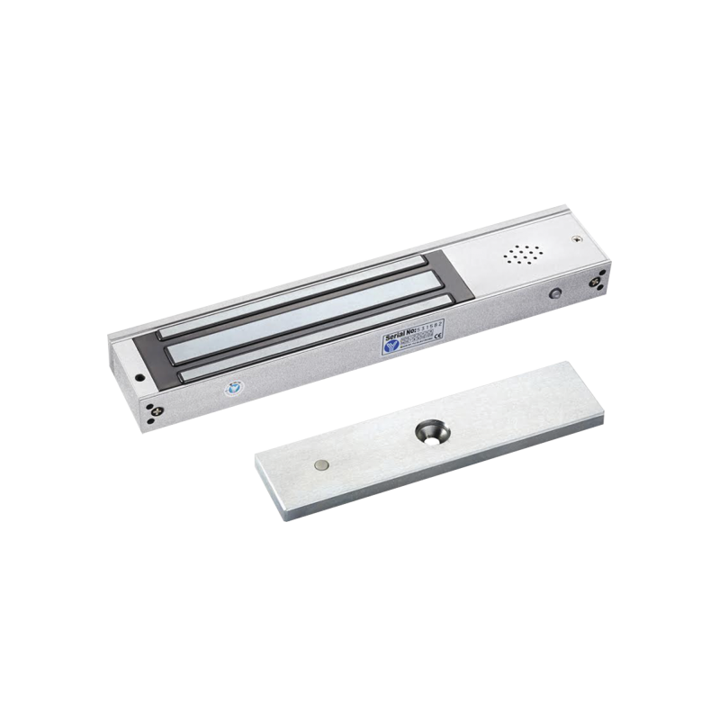 Chapa magnética 600Lb con  Buzzer de alarma de puerta abierta / LED indicador de estado /  Sensor de estado de placa/ Libre de
