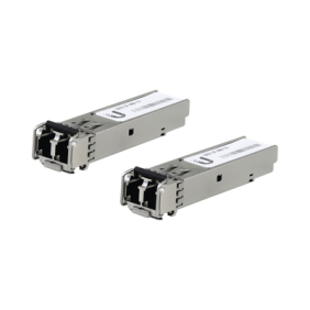 UFiber Módulo SFP, transceptor MiniGibic MultiModo 1.25 Gbps, distancia 550m, conectores LC, paquete de 2