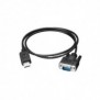 Cable convertidor de datos USB a RS-232 (Serial) para