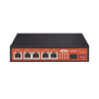 Controlador Solar de 5A con Switch PoE /  1 Puertos Gigabit PoE 802.3 bt / 2puertos PoE 802.3 af/at con 2 Puertos PoE Pasivo 24 Vcc / 1 Puerto SFP / No administrable