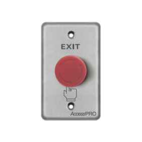 Botón de Paro de Emergencia / Salida de Emergencia en Color Rojo / Tipo