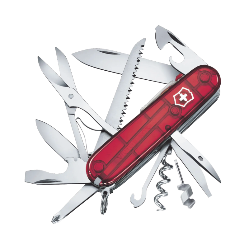 Navaja Victorinox de Bolsillo Mediana Huntsman Lite de 21 Funciones con Luz LED