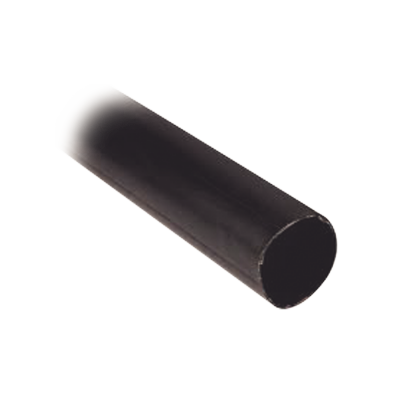 Tubo Termoencogible (Termofit) Negro de 1.2 m, 1.5" de Diámetro, Reduce de 2:1, Poliolefina.