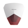 Sirena Estrobo Cableada Hikvision / Ideal para cualquier Panel de Alarma / Roja / 105 dB / Protección