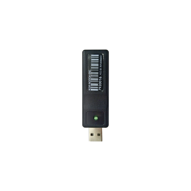 Modem tipo USB para Conexión de carga y descarga remota de comunicadores M2M con paneles DSC