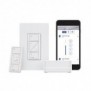 (Caseta Wireless) Kit Hub controlador, atenuador (dimmer), control y tapa.