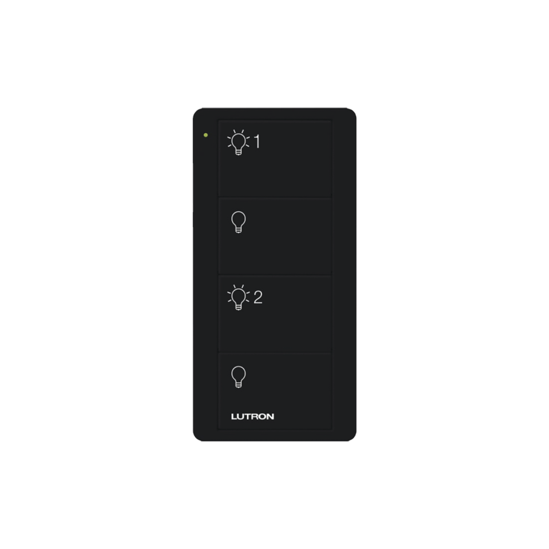 Control remoto PICO inalámbrico con 4 botones  encender/apagar grupo/escenas,  complemente con un atenuador o switch on/off