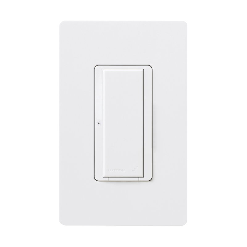 (RadioRA2) Interruptor Inteligente On/Off, requiere cable neutro. 8A, /120V, compatible con RA2Select y RR3.