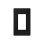 Placa de pared 1 espacio, para atenuador (dimmer), apagador ó control remoto inalámbrico