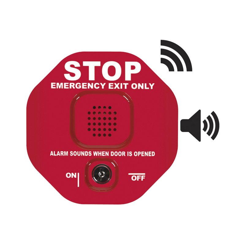 Alarma de puerta multifunción Exit Stopper® inalámbrica