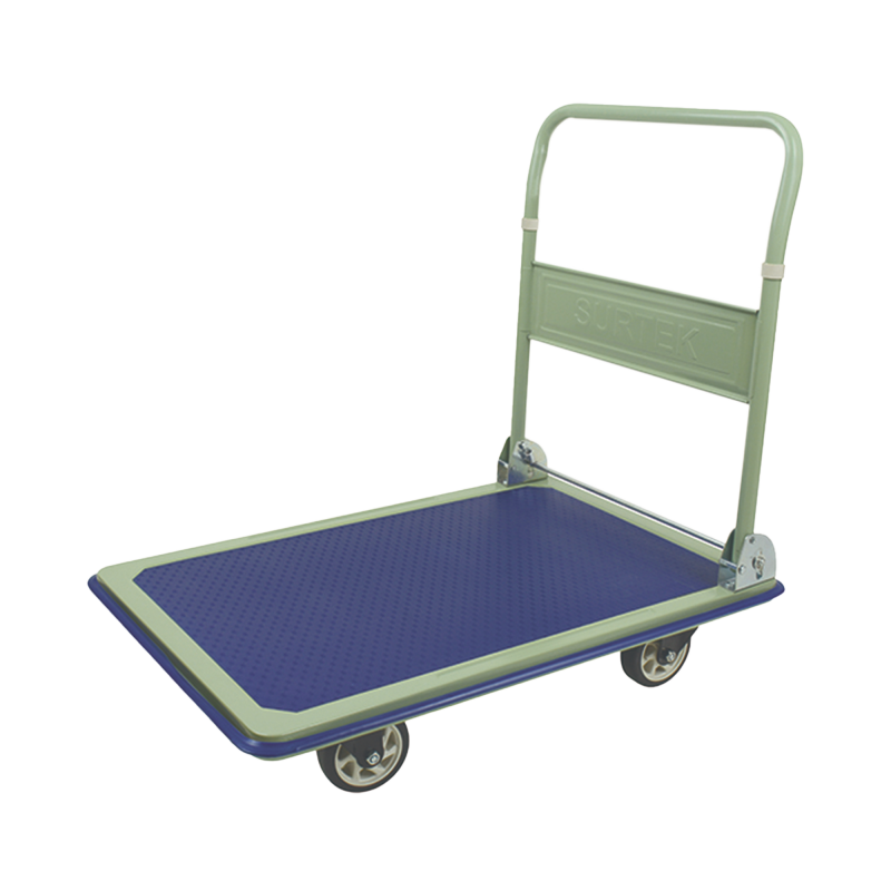 Carro Plataforma con capacidad 300 Kg / Base metálica resistente con protección plástic / 4 Ruedas TPR duraderas."