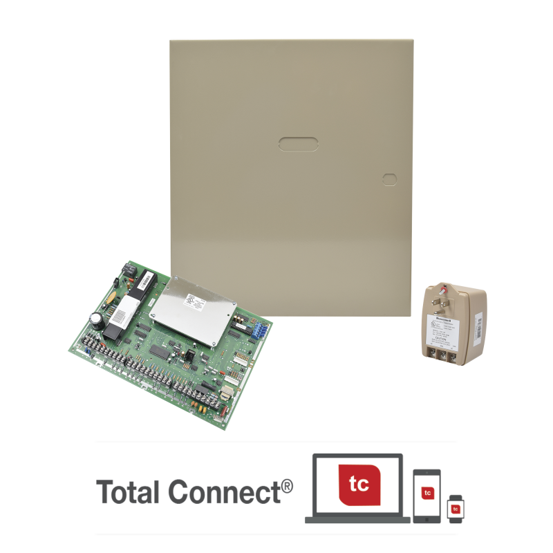 Panel de Alarma Hibrido, 8 Particiones, Hasta 128 Zonas, Compatible con AlarmNet y Total Connect