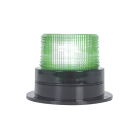 Burbuja Brillante de Larga Vida Útil, con 8 LEDs Color Verde, Domo Verde