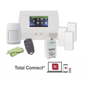 Panel de Alarma Inalambrico Autocontenido con Pantalla Touch L5210, integrable a casa inteligente usando servicio de Total