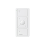 Control remoto PICO 3 botones encender/apagar, subir/bajar intensidad, color blanco, complemente con un atenuador Caseta, RA2,