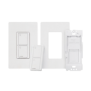 Kit, Apagador, base para empotrar en pared el control remoto PICO, tapa, ideal para el control de iluminación, integrable al