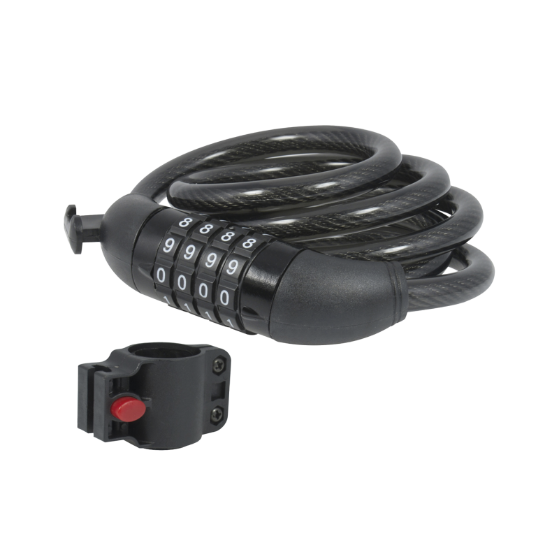 Candado de Cable de Combinación/ Longitud 120 cm / Nivel de seguridad 3/ Discos