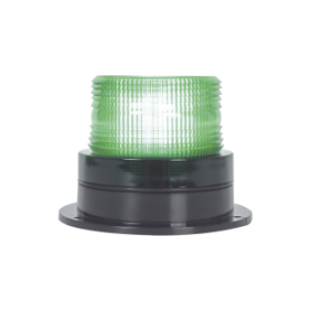 Burbuja Brillante de Larga Vida Útil, con 8 LEDs Color Verde, Domo