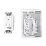 (ZWAVE) Tomacorriente con señal inalambrica Z-WAVE, compatible con HUB HC7, C8, puede ser un panel de alarma L5210, L7000 con Total Connect y Alarm.Com