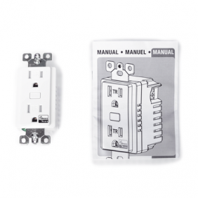 (ZWAVE) Tomacorriente con señal inalambrica Z-WAVE, compatible con HUB HC7, C8, puede ser un panel de alarma L5210, L7000 con Total Connect y Alarm.Com