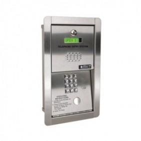 Audioportero telefónico / 600 números telefónicos / Control para 2 puertas / Gabinete para sobreponer/ Marcación a 16 digitos /