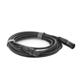 Cable para Micrófono XLR Tipo Canon Macho a Hembra / 5 Metros Plug & Play / Antiinterferencias / Triple Blindaje / Alta Calidad