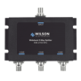 Divisor de potencia de 3 vías para la distribución de señal a tres antenas de servicio | 4.8 dB de pérdida por puerto |