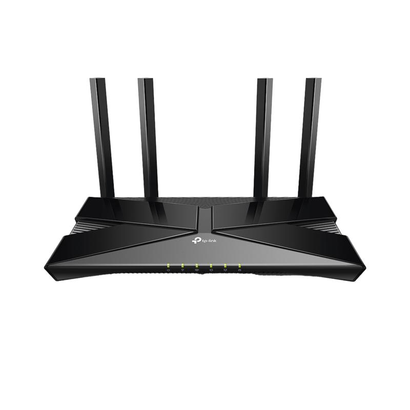 Router WiFi 6 doble banda AX 3000 Mbps /  MU-MIMO y OFDMA / 1 Puerto WAN 10/100/1000 Mbps / 4 Puertos LAN 10/100/1000 Mbps / 4 Potentes Antenas.