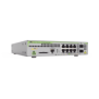 Switch PoE+ Administrable CentreCOM GS970M, Capa 3 de 8 Puertos 10/100/1000 Mbps + 2 SFP Gigabit, 124 W