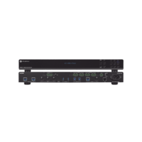 OMEGA Switch Matriz 6x2 de AV Multiformato con Entradas HDMI, HDBaseT, USB-C y Display Port / Salidas HDMI y HDBaseT /