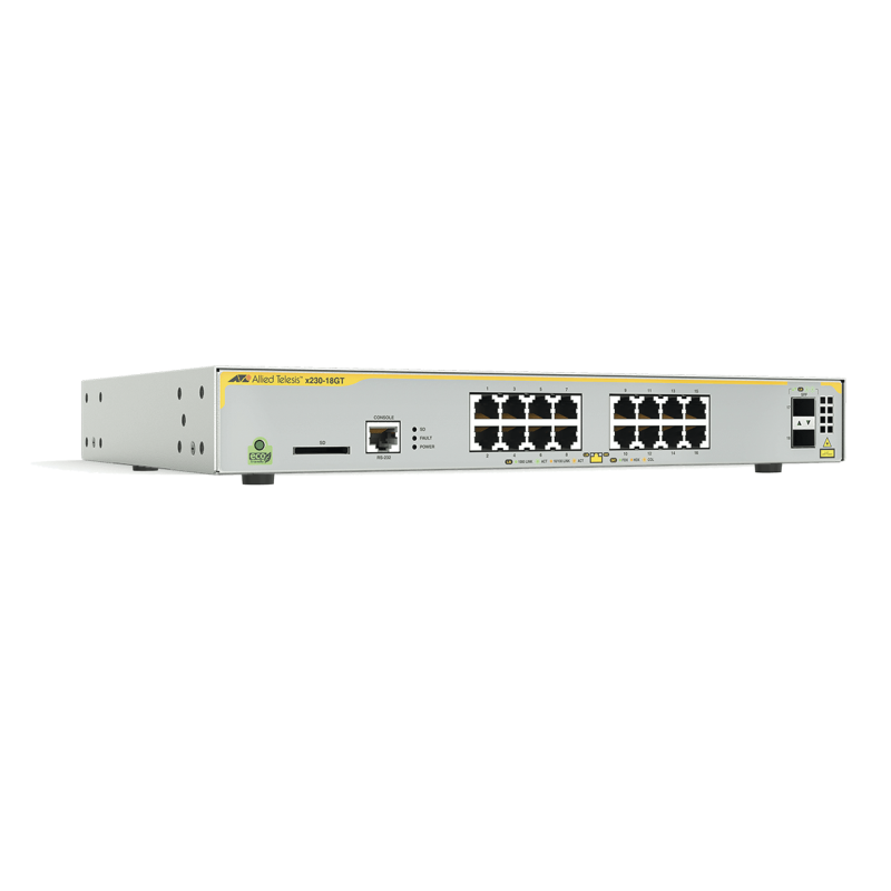 Switch Administrable Capa 3, 16 puertos 10/100/1000 Mbps + 2 puertos SFP
