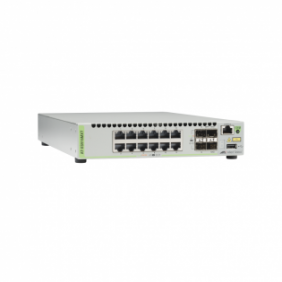 Switch Capa 3 Stackeable 10 Gigabit , 12 puertos 100/1000/10G Base-T (RJ-45)  y 4 puertos SFP/SFP+