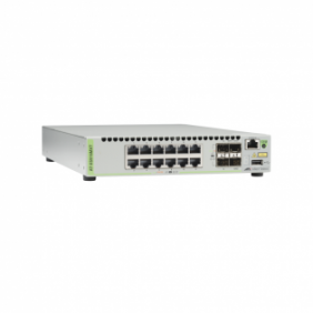 Switch Capa 3 Stackeable 10 Gigabit , 12 puertos 100/1000/10G Base-T (RJ-45)  y 4 puertos SFP/SFP+ 10G