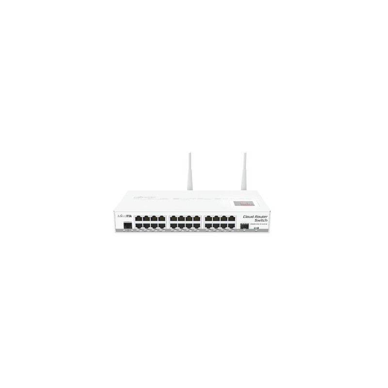 Cloud Router Switch CRS125-24G-1S-2HnD-IN 24 Puertos Gigabit Ethernet, 1 Puerto SFP, 802.11b/g/n, Para escritorio