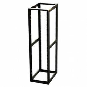 Rack Estándar 19" de 4 Postes, Acero, 45 Unidades, Profundidad Ajustable.