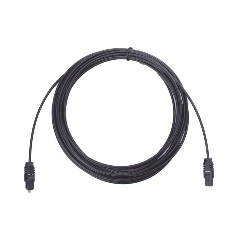 Cable Toslink de Fibra Óptica de 4.6m | Ideal para Mandar Audio Digital para Sistemas de Alta Calida | Compatible con Amplificadores VSSL 