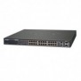 Switch administrable de 24 puertos 10/100TX PoE+ y 2 puertos combo TP/SFP Gigabit