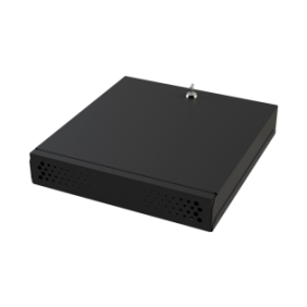Gabinete Metálico de Seguridad para DVR/NVR. Tamaño Max. de DVR/NVR: 315 x 62 x 288 mm (An. x Al. x