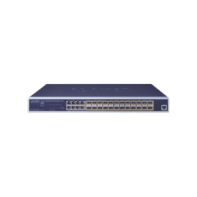 Switch Administrable Capa 2 con Fuente de Alimentación Redundante, 24 Puertos SFP Gigabit 100/1000X, 8 Puertos Combo RJ45
