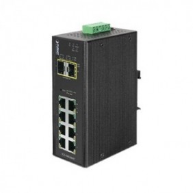 Switch Industrial Administrable Capa 2, 8 Puertos 10/100/1000T, 2 Puertos SFP 1G / 2.5 G BASE