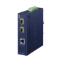 Convertidor de Medios Industrial de 1 Puerto Ethernet 10/100/1000 Base-T a 2 Puertos SFP 100/1000/2500