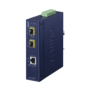 Convertidor de Medios Industrial de 1 Puerto Ethernet 10/100/1000 Base-T a 2 Puertos SFP 100/1000/2500 Base-X 