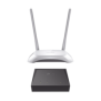 Kit de ONU Gigabit XZ000G3 con Router Inalámbrico WISP con Configuración de fábrica personalizable, 2.4 GHz, 300 Mbps, 4 Puertos LAN 10/100 Mbps, 1 Puerto WAN 10/100 Mbps, control de ancho de banda